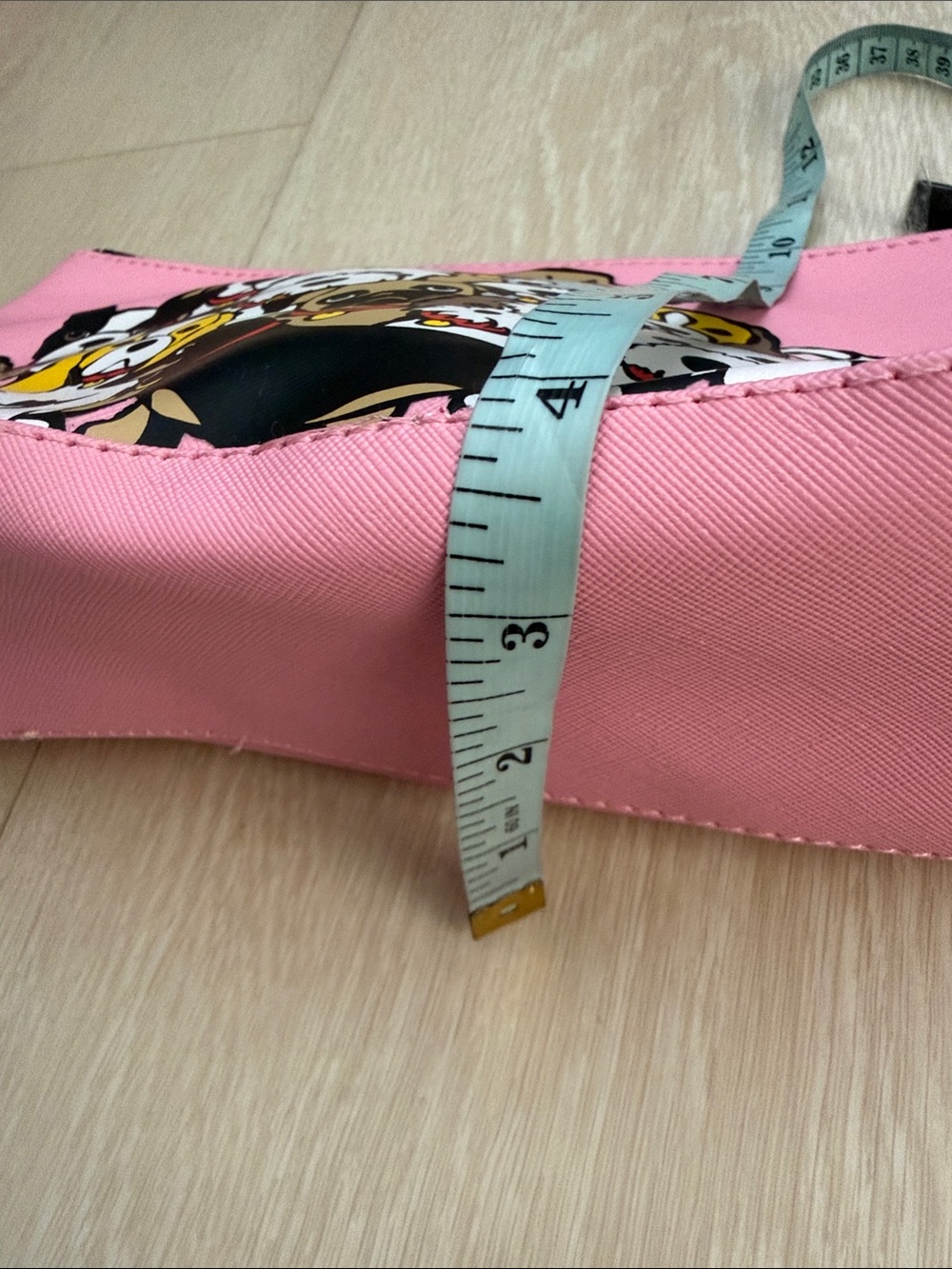 Marc Tetro Pink Dog Print Cosmetic Pouch - Picture 10 of 10
